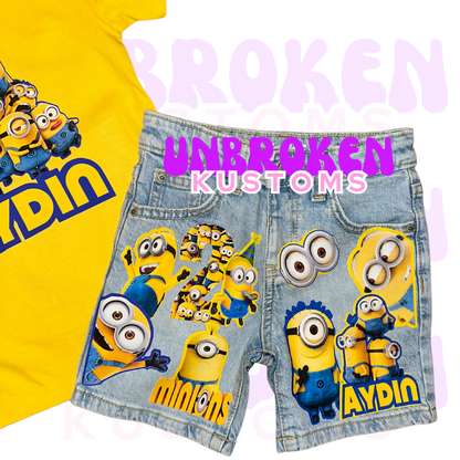 Minions Birthday Set - Minions Birthday Outfit - Minions Birthday