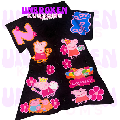 Peppa Pig Birthday Dress - Peppa Pig Birthday Outfit - Peppa Pig Birthday