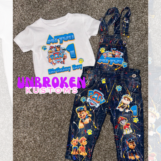 Paw Patrol Inspired Birthday Outfit