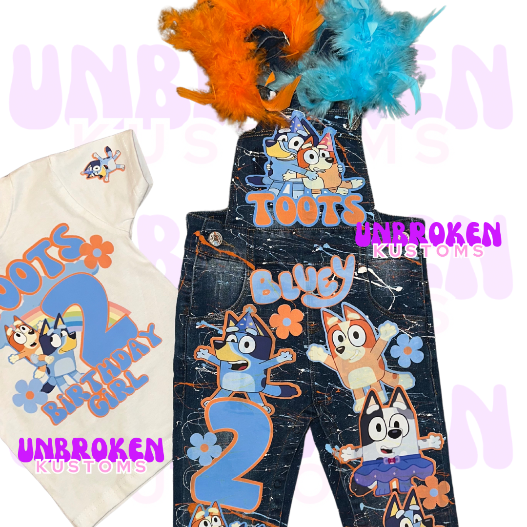 Bluey Birthday Set - Bluey Birthday Outfit - Bluey Birthday