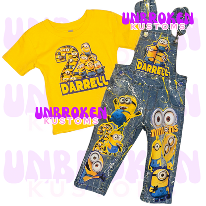 Minions Birthday Set - Minions Birthday Outfit - Minions Birthday