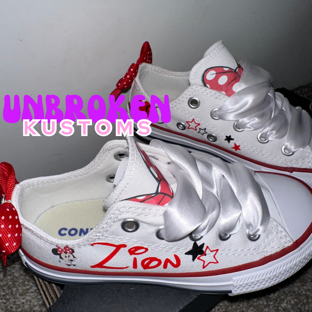 Custom Low Top Converse