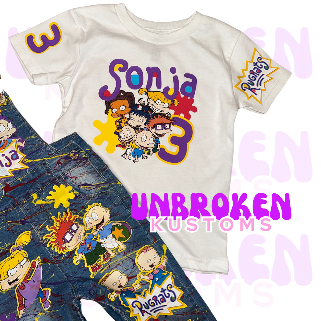 Rugrats Birthday Set - Rugrats Birthday Outfit - Rugrats Birthday