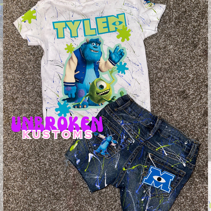 Monsters Inc Inspired Birthday Outfit