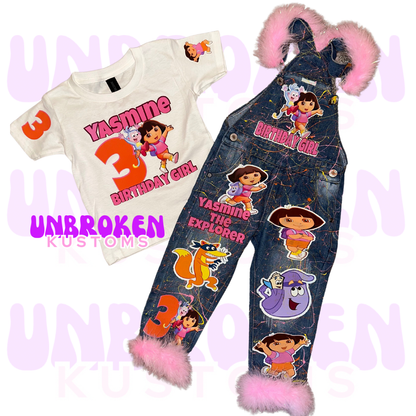 Dora Birthday Set - Dora The Explorer Birthday Outfit - Dora The Explorer Birthday