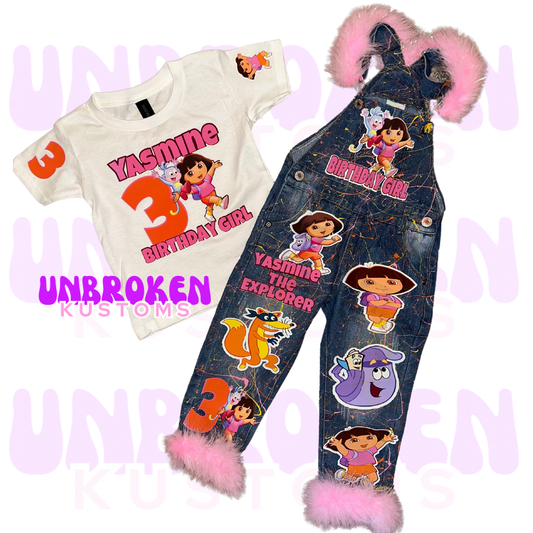 Dora Birthday Set - Dora The Explorer Birthday Outfit - Dora The Explorer Birthday