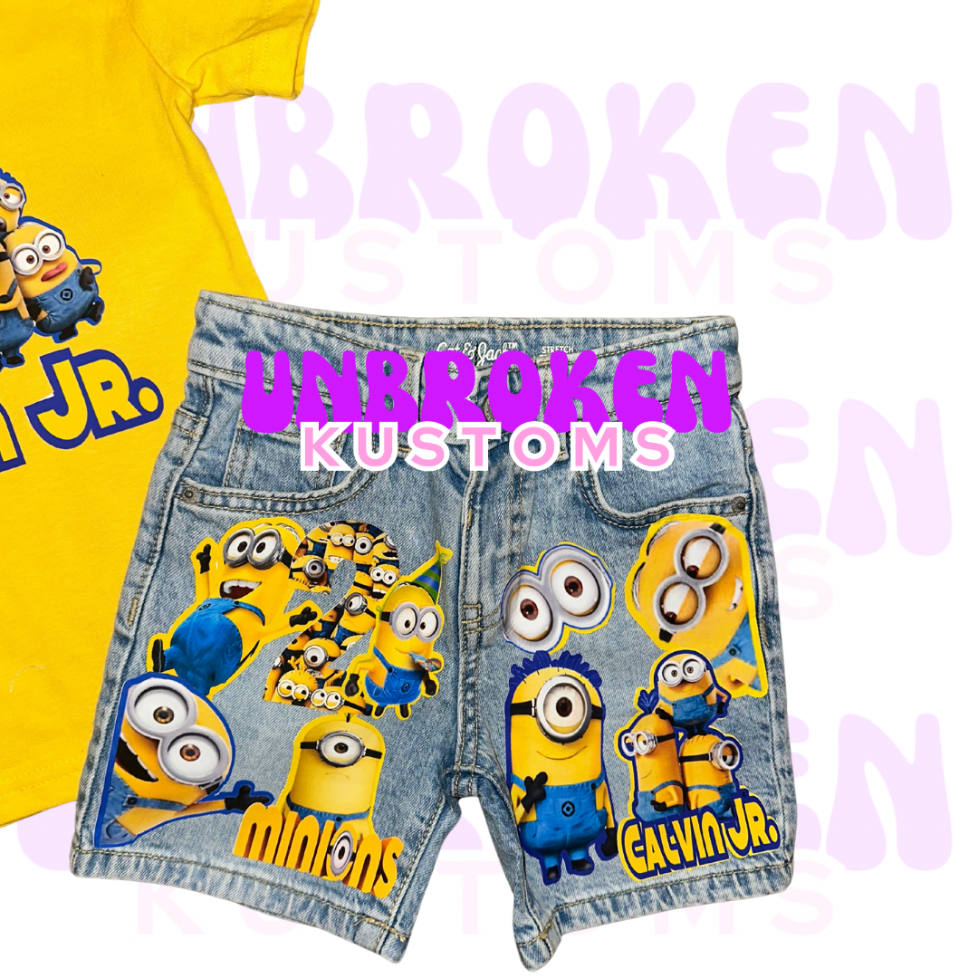 Minions Birthday Set - Minions Birthday Outfit - Minions Birthday