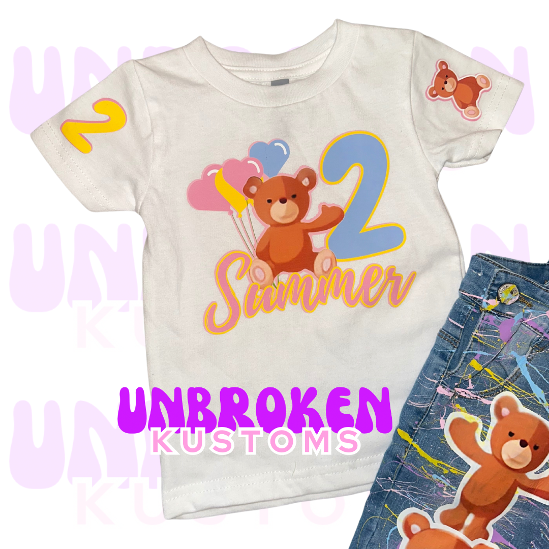 Bears Birthday Set - Bears Birthday Outfit - Care Bears Birthday