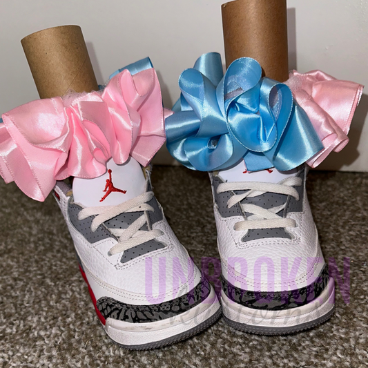 Cotton Candy Swirl Kids Tutu Ruffle Socks