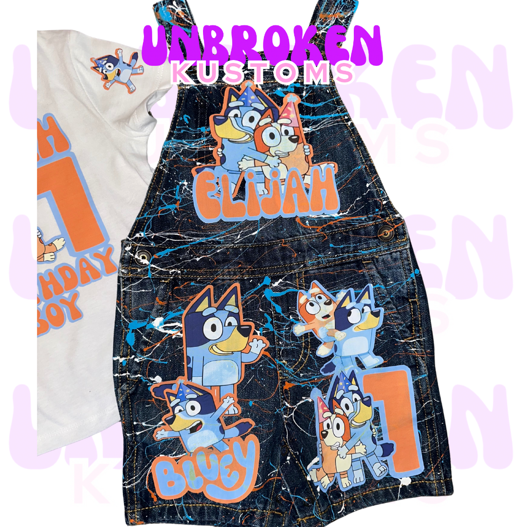 Bluey Birthday Set - Bluey Birthday Outfit - Bluey Birthday