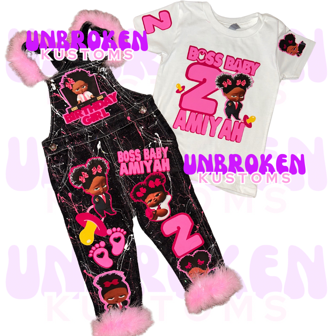 Boss Baby Birthday Set - Boss Baby Birthday Outfit - Boss Baby Birthday
