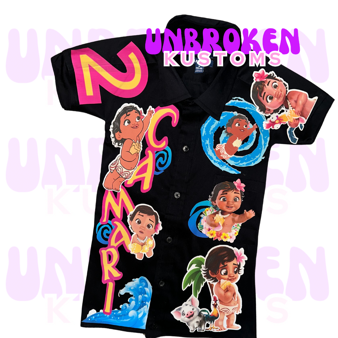 Moana Custom Birthday Outfit