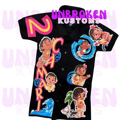 Moana Custom Birthday Outfit