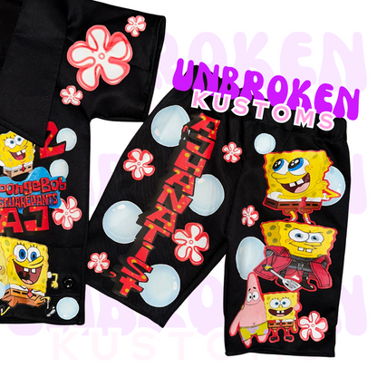 SpongeBob Birthday Set - SpongeBob Birthday Outfit - SpongeBob Birthday