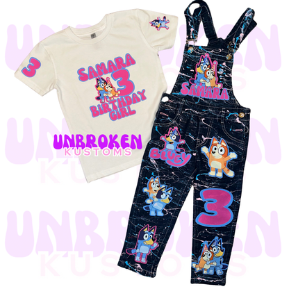 Bluey Birthday Set - Bluey Birthday Outfit - Bluey Birthday
