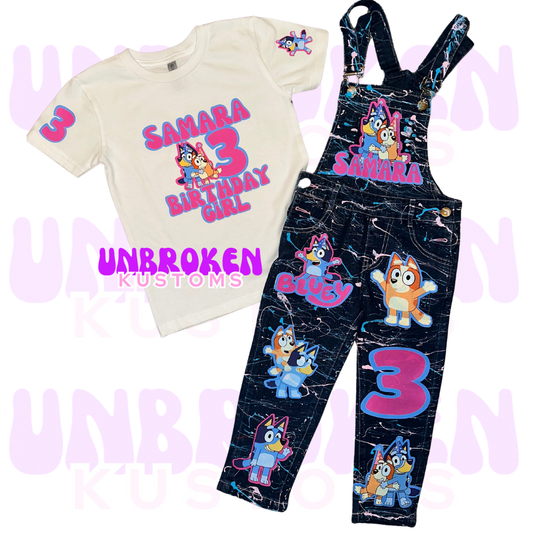 Bluey Birthday Set - Bluey Birthday Outfit - Bluey Birthday