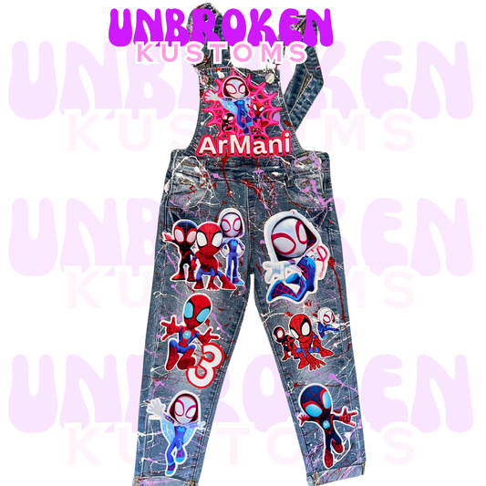 SpiderMan Birthday Set - Spidey and Friends Birthday Outfit - Spider Girl Birthday an