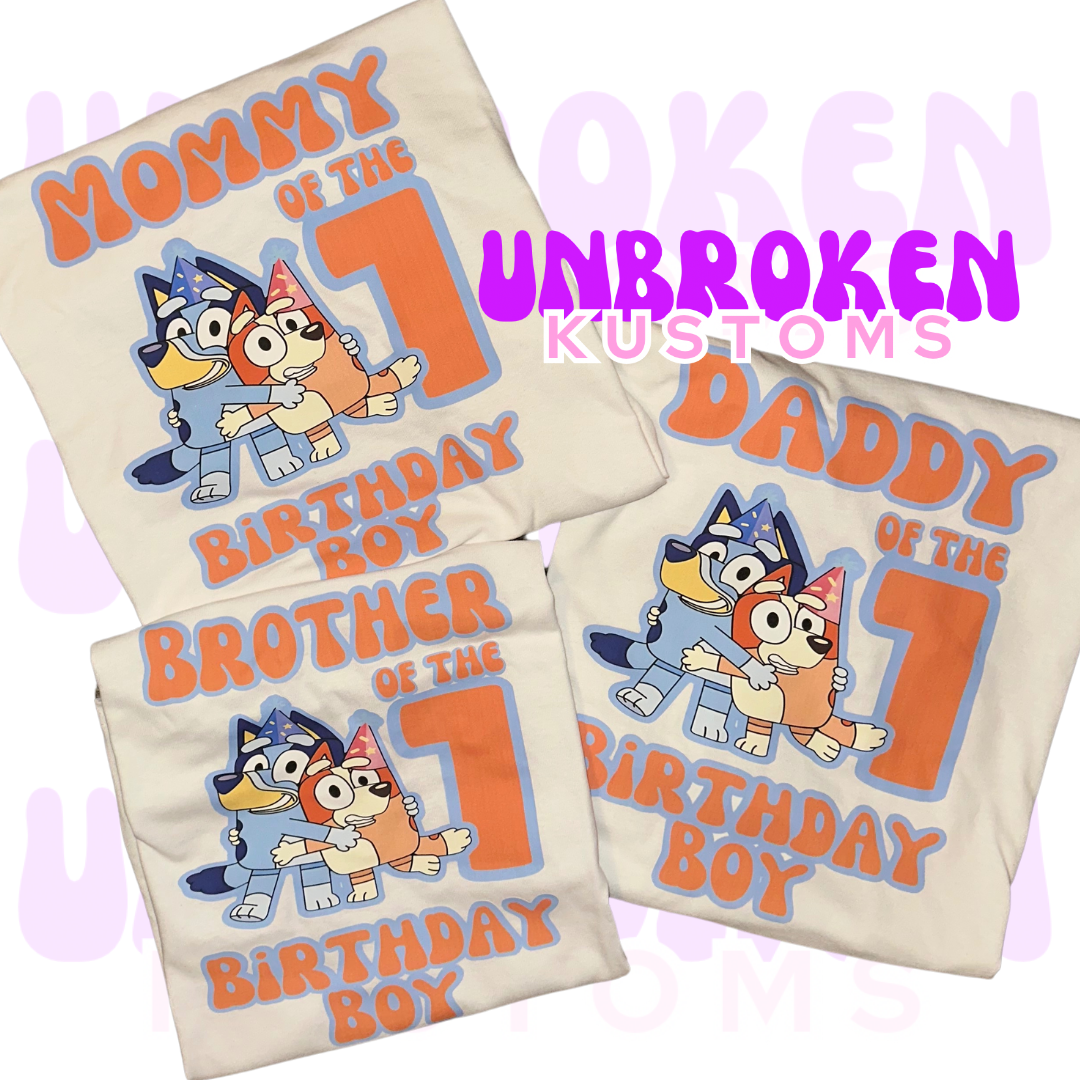 Bluey Birthday Set - Bluey Birthday Outfit - Bluey Birthday