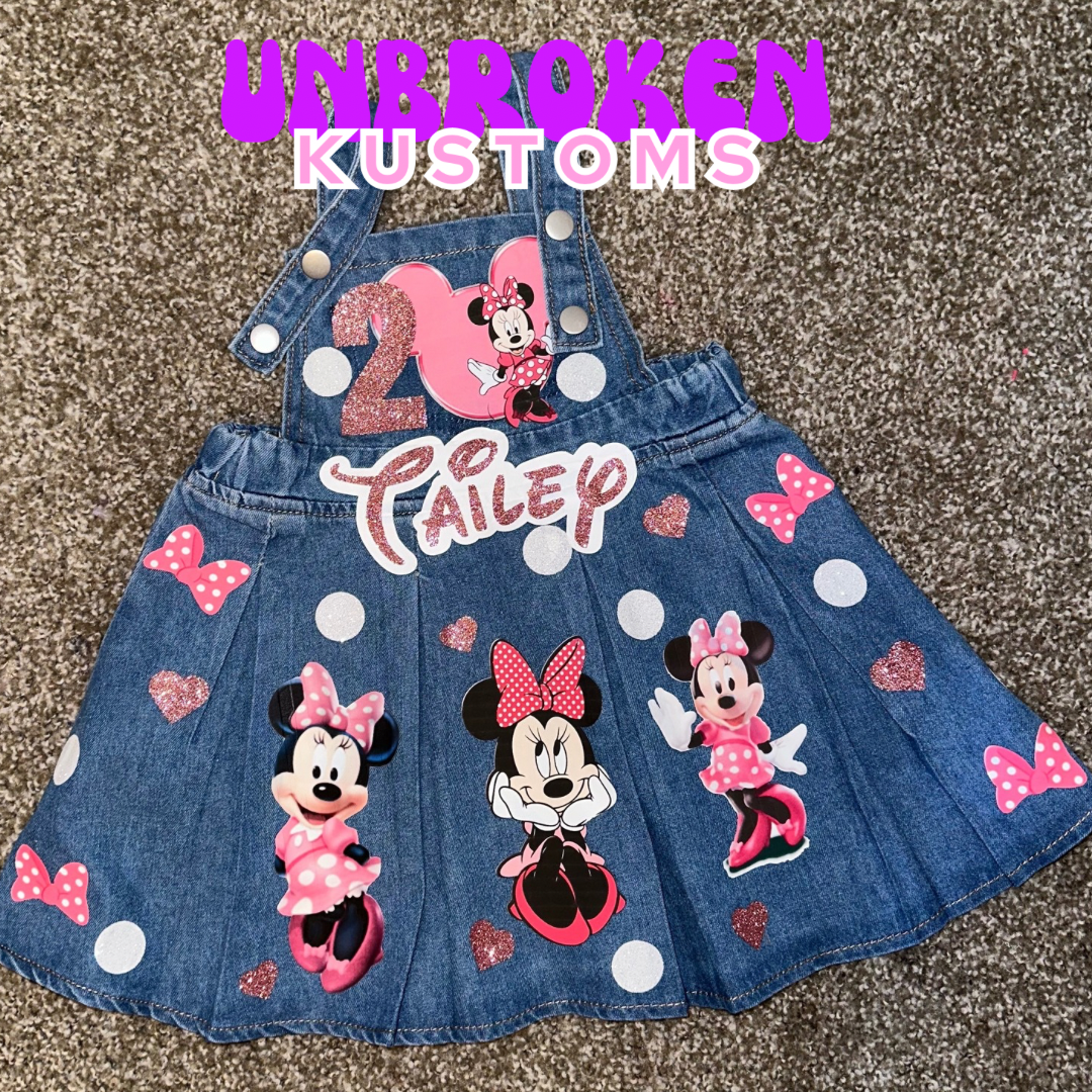 Minnie Mouse Inspired Birthday Outfit