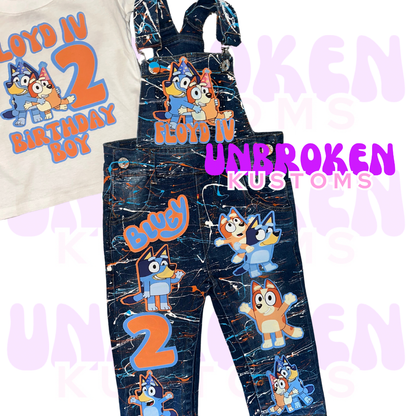 Bluey Birthday Set - Bluey Birthday Outfit - Bluey Birthday