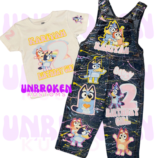 Bluey Birthday Set - Bluey Birthday Outfit - Bluey Birthday