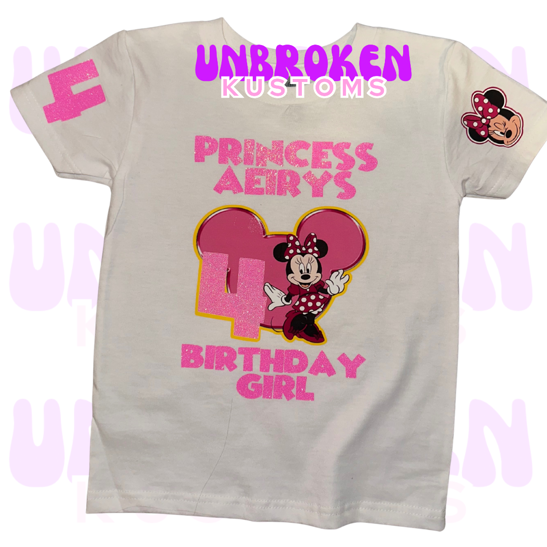 Minnie Mouse Custom Birthday Tutu Outfit