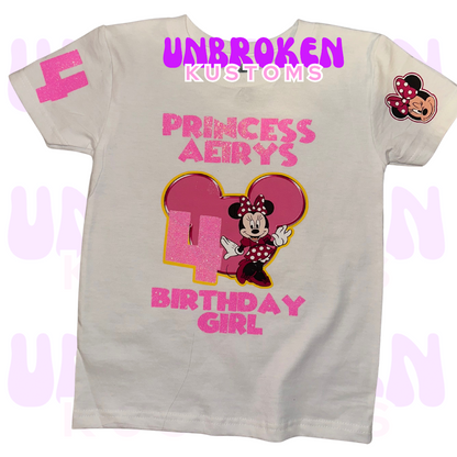 Minnie Mouse Custom Birthday Tutu Outfit